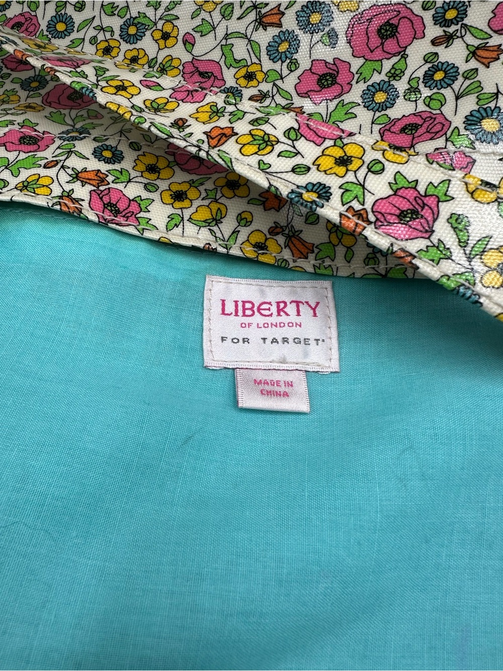 Liberty of London for Target Pink Floral Tote Bag - Picture 2 of 9